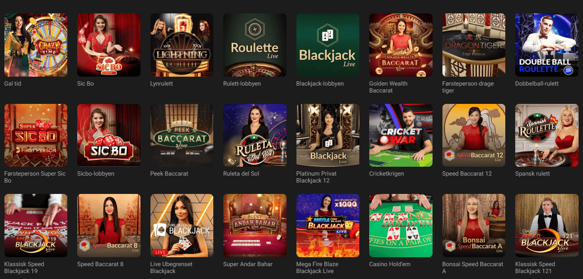 GGBet live casino